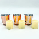 Candle Holders with Flameless Candles
