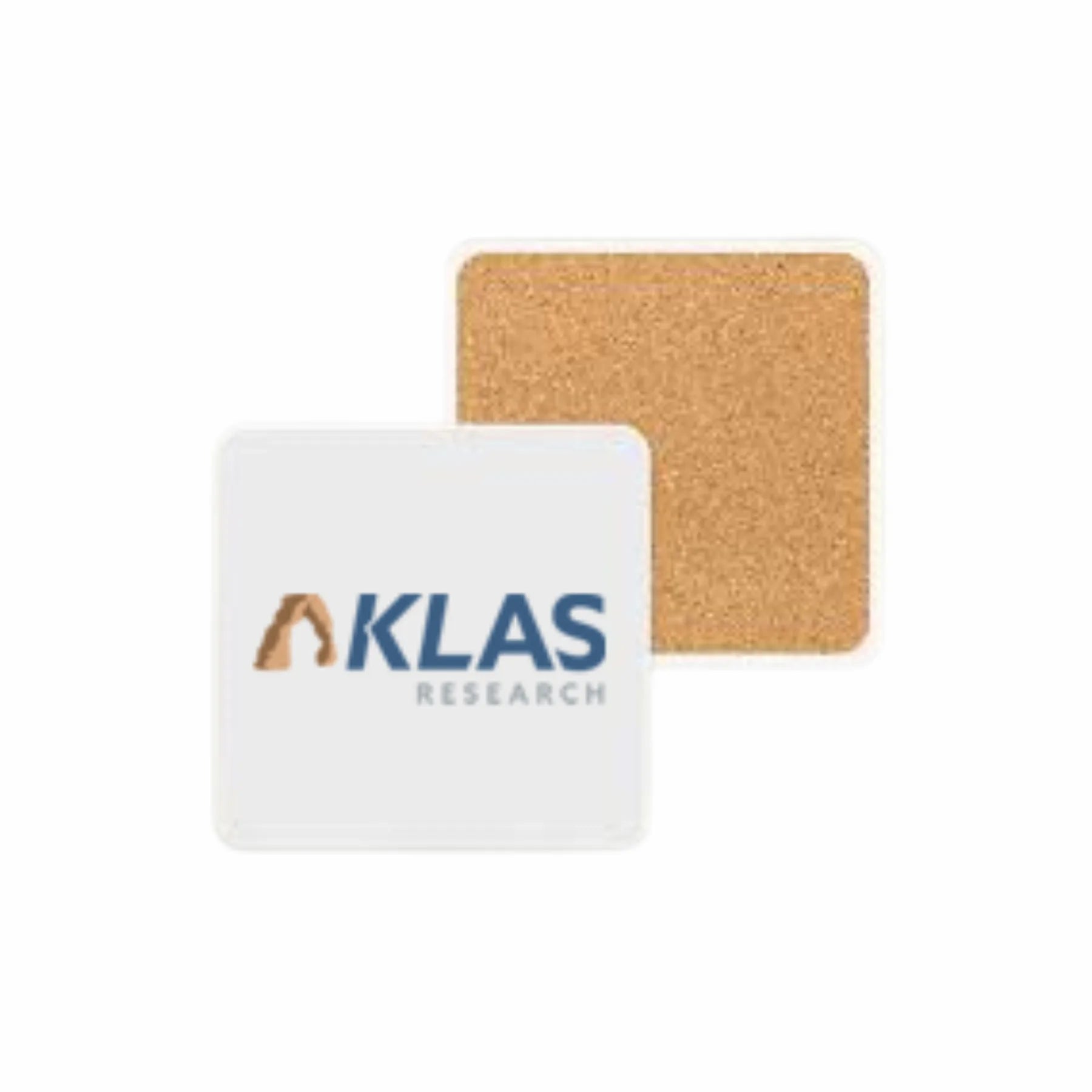 KLAS Branded Square Ceramic Coaster
