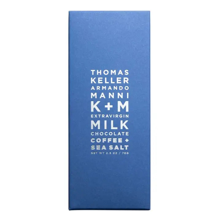 K_M coffee and sea salt chocolate bar