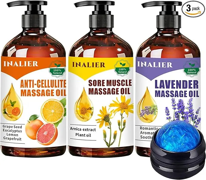 Massage Oils with Roller Ball