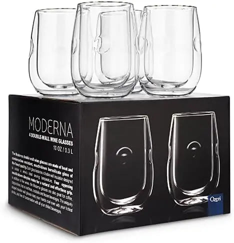 Double Walled Wine Glasses
