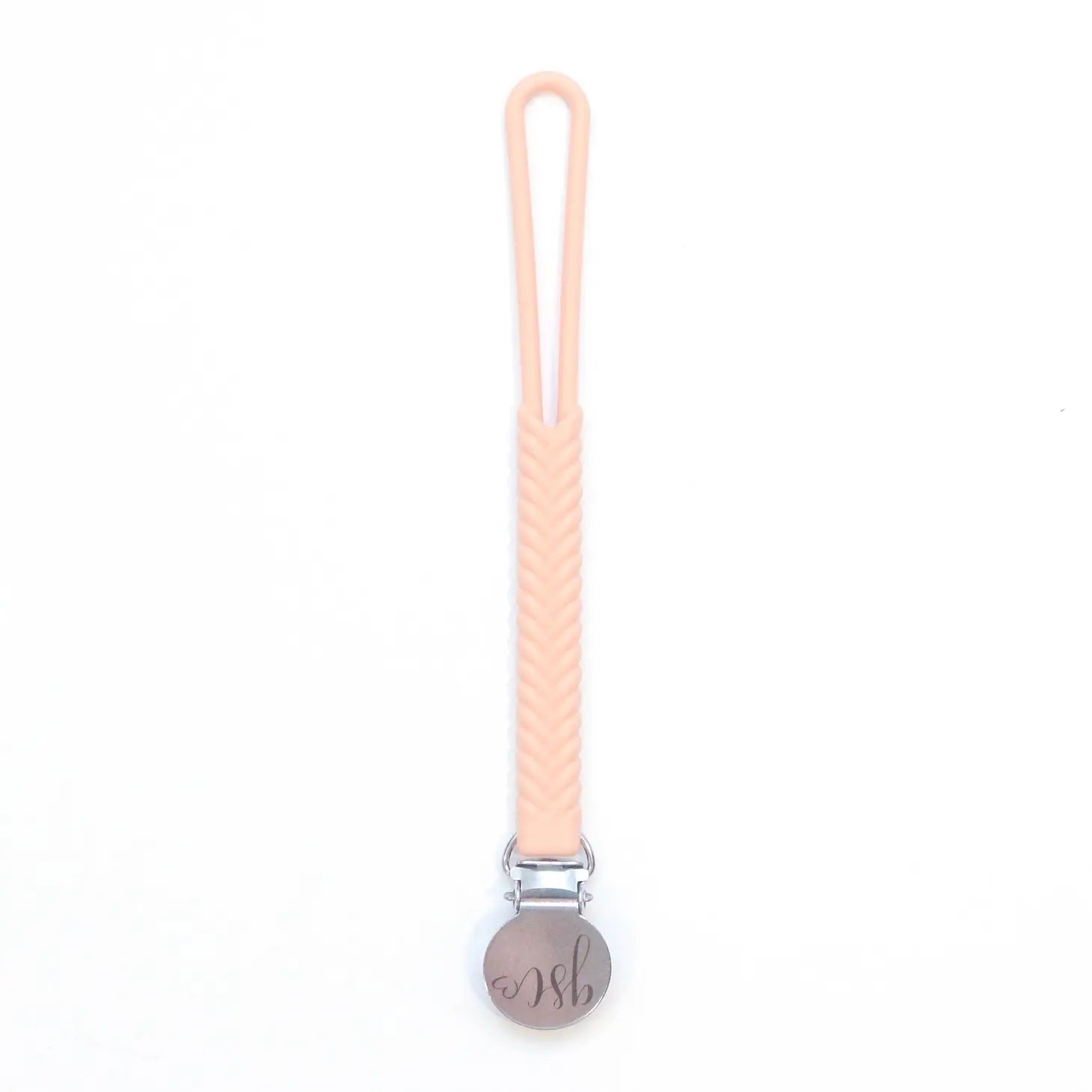 Pacifier Clip Peach