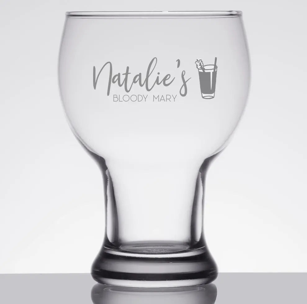 Personalized Bloody Mary Glass