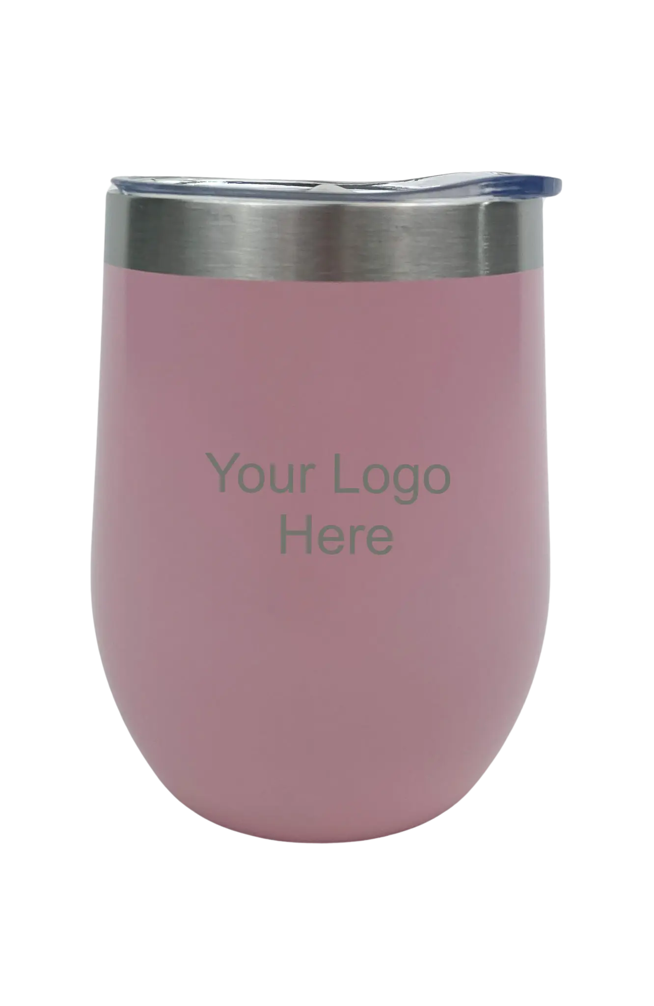 Branded Pink Wine Tumbler