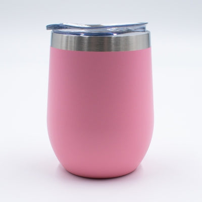 Pink Insulated Wine Tumbler