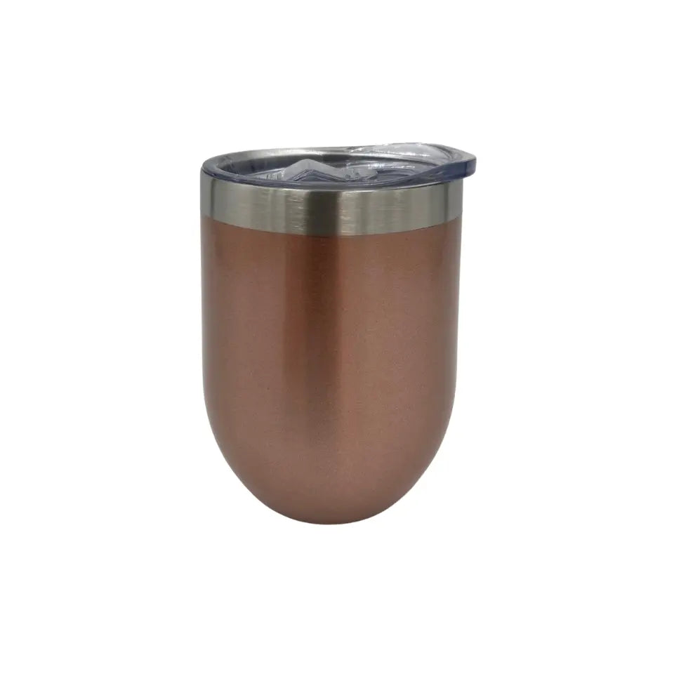 Rose Gold Insulated Wine Tumbler