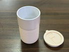 Silicone wrapped ceramic mug