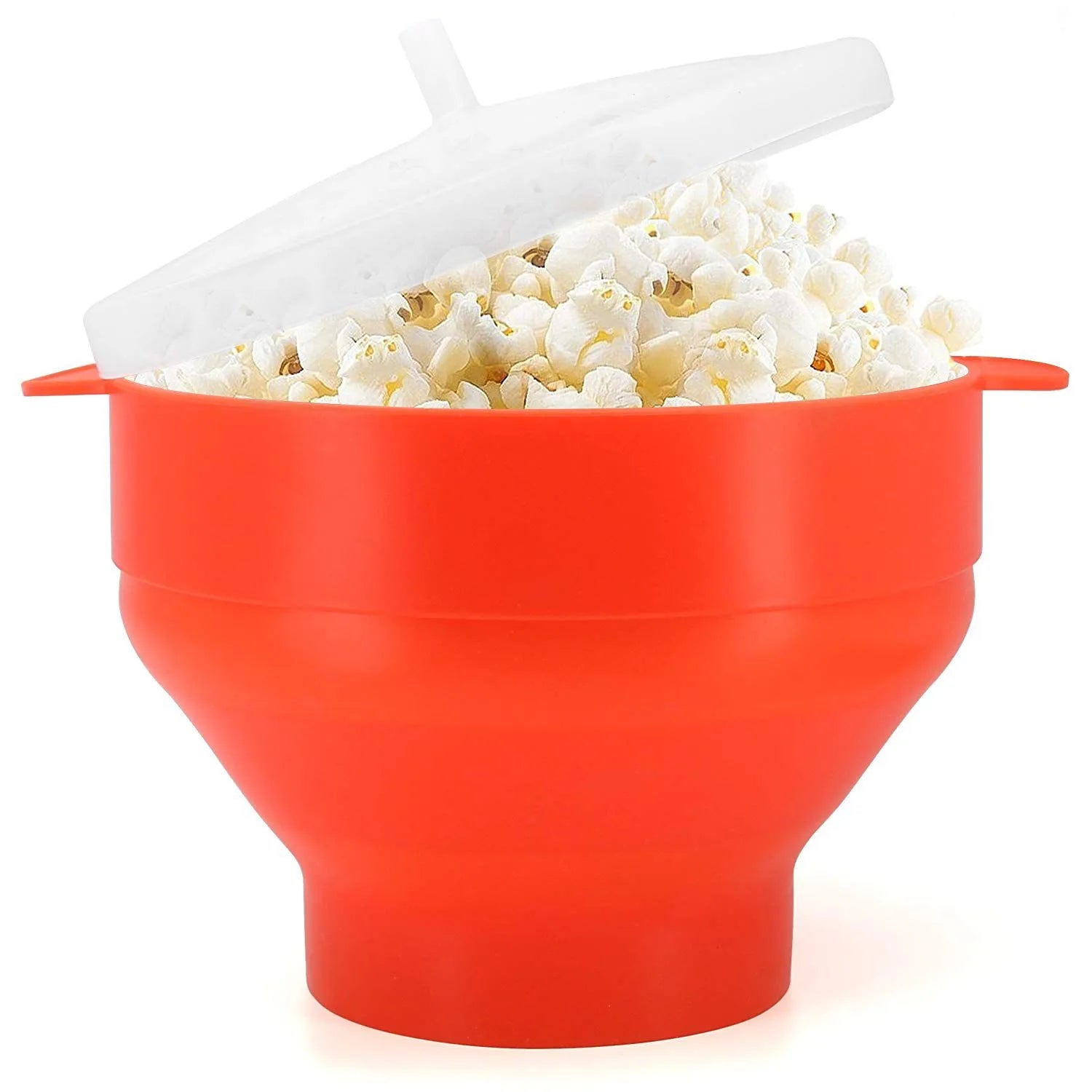 Silicone Popcorn Popper with Lid