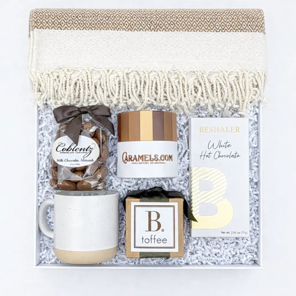Blanket and Chocolate Gift Box