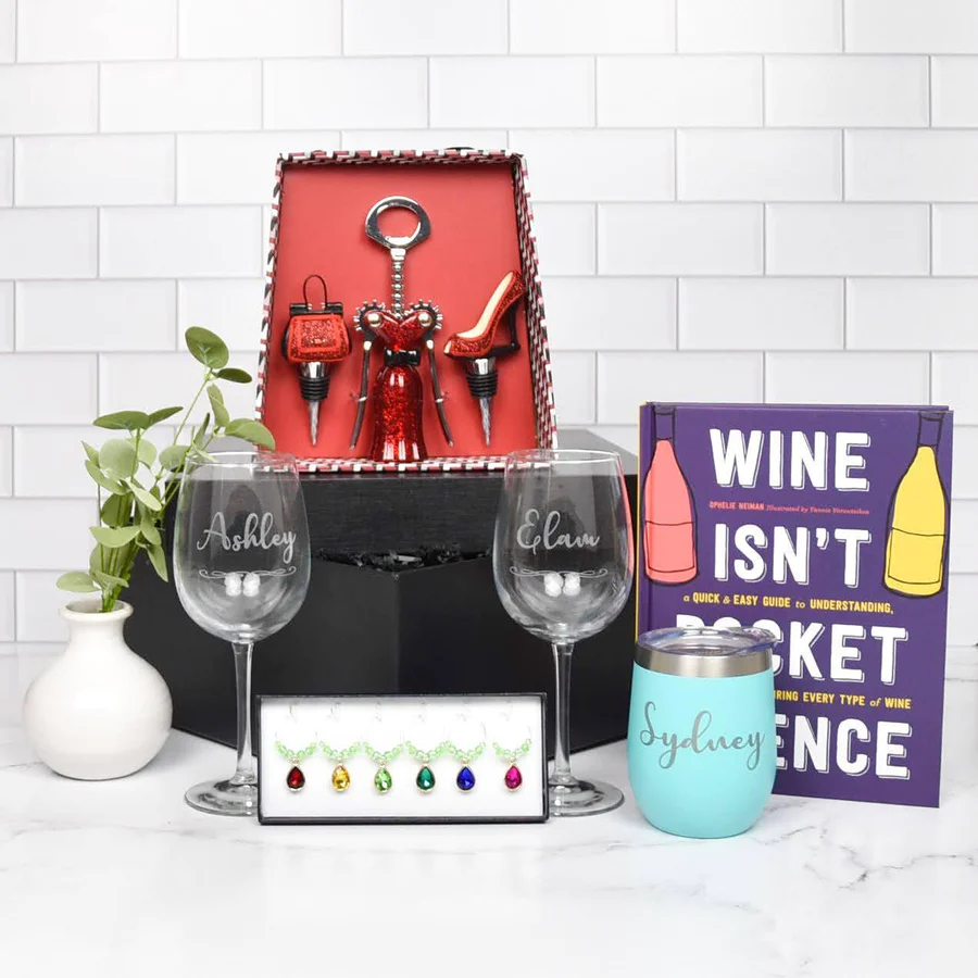 Wine Gift Basket for Her