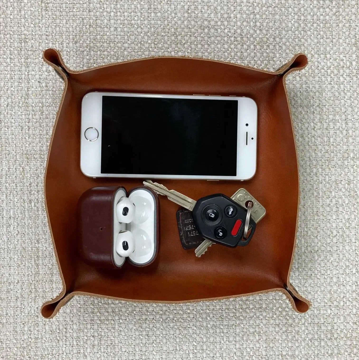 Customized Leather Valet Tray