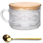 Glass Mug and Spoon