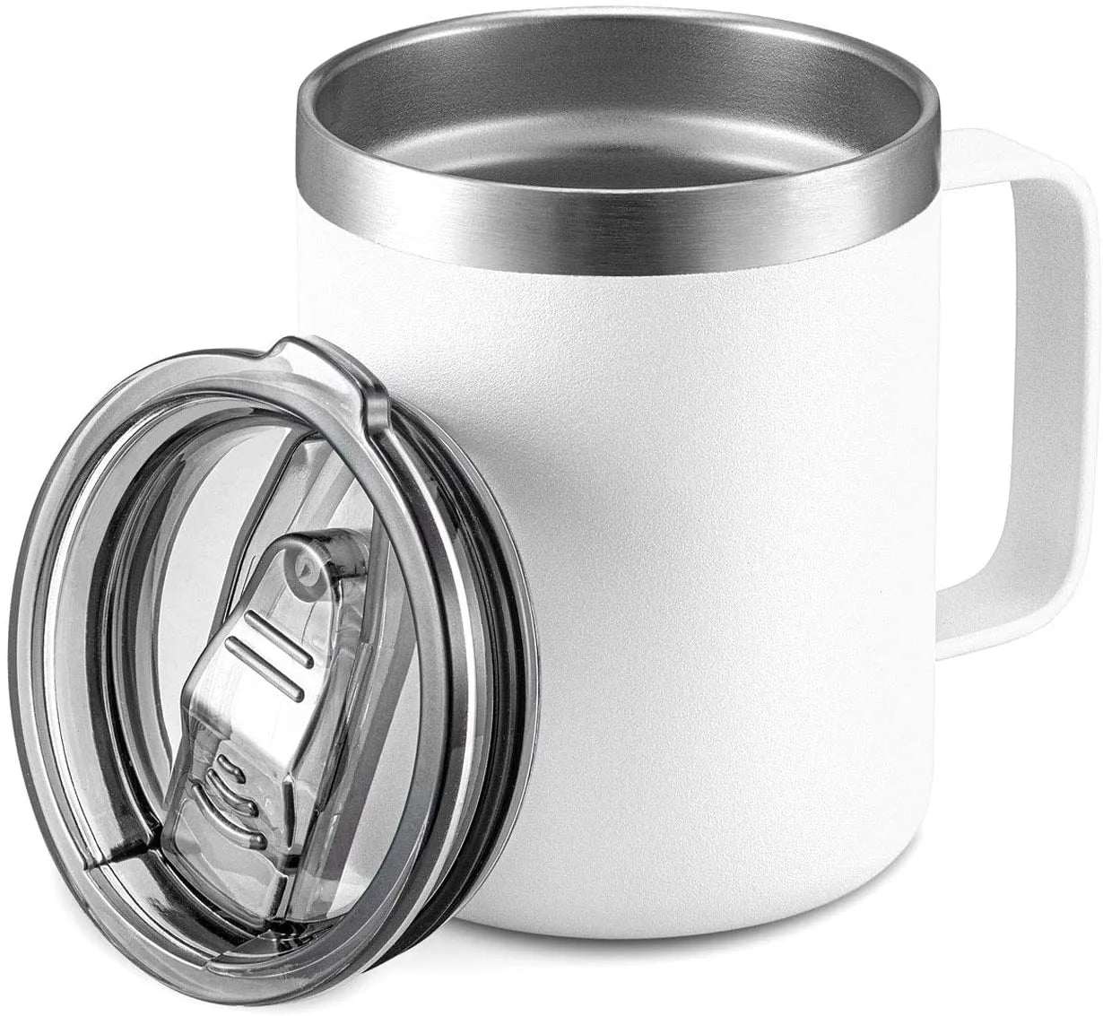 White Coffee Mug with Handle