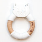 Silicone Wood Ring Teether 