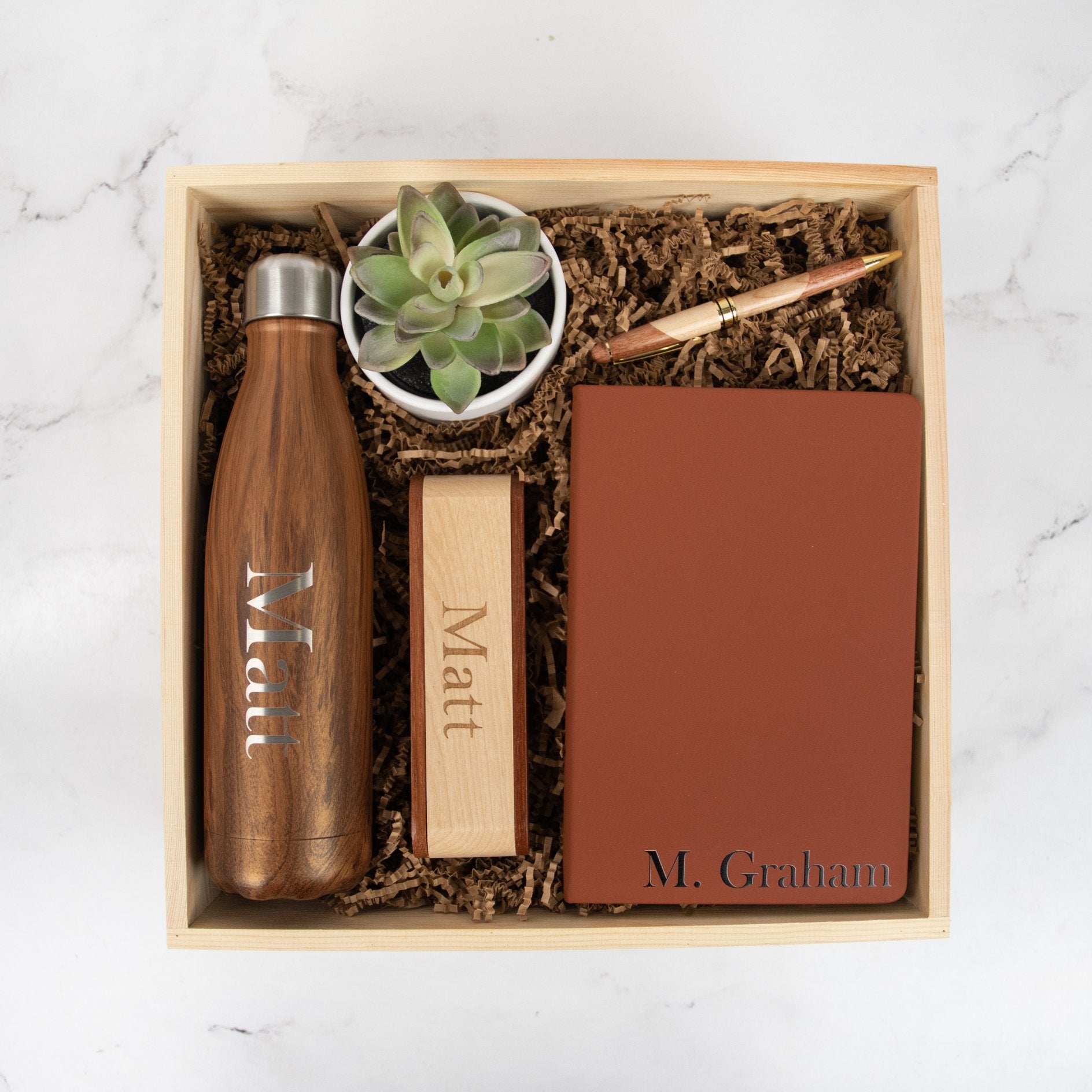 Gift Box For Mom with Succulent, Gift Set for First Time Mom